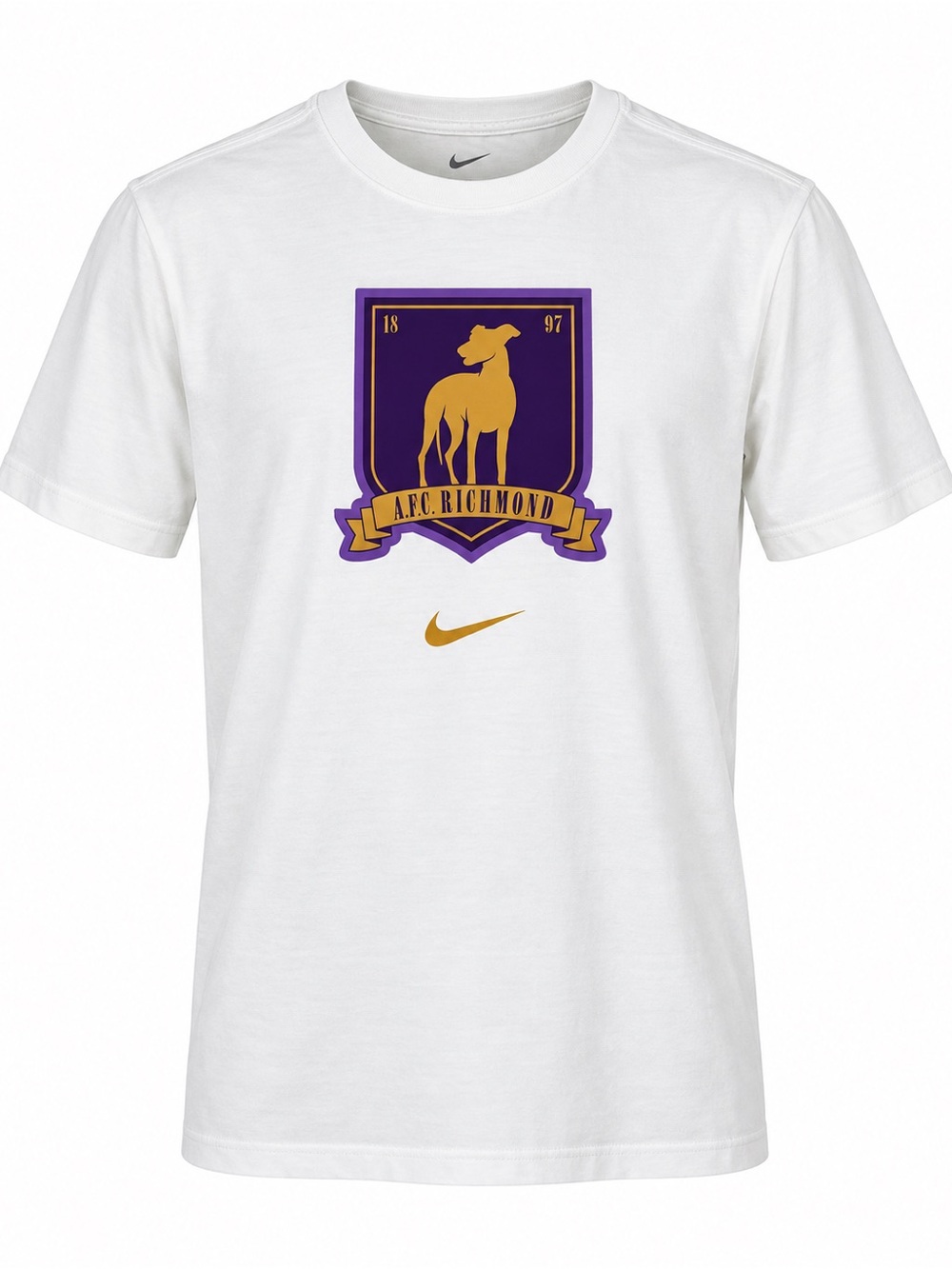 Nike x Ted Lasso AFC Richmond Greyhounds White Graphic T-Shirt Men’s M